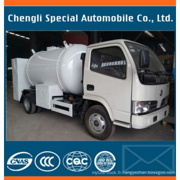 5500litres 2.3tons Dongfeng gaz de cuisson camion de gaz de remplissage